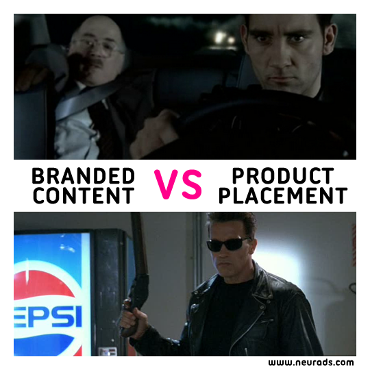 Blog NEURADS - Diferencias entre Product Placement y Branded Content 