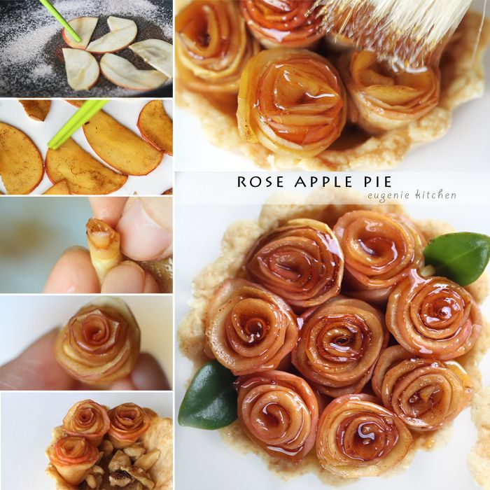 Bánh táo hoa hồng