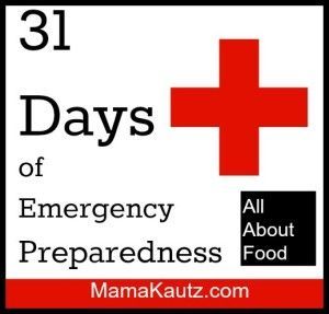 31 Days of Preparedness: All about Food @MamaKautz