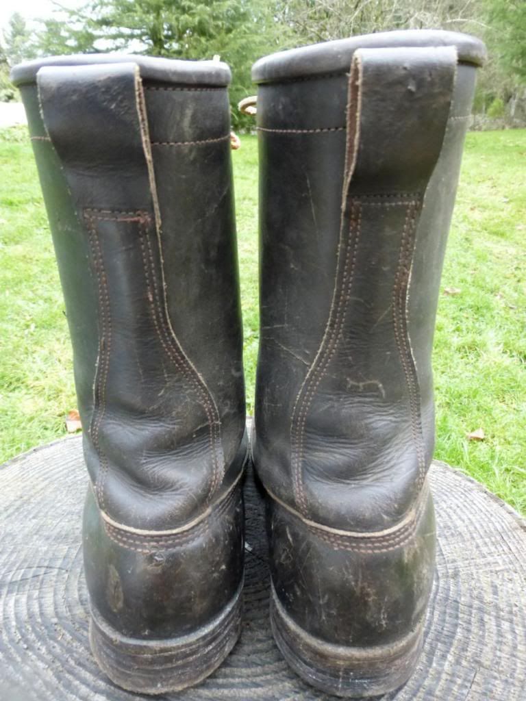 VINTAGE DANNER MADE IN USA BOOTS LOGGER CORKS CAULKED LOGGER BOOTS SIZE 10 EE eBay