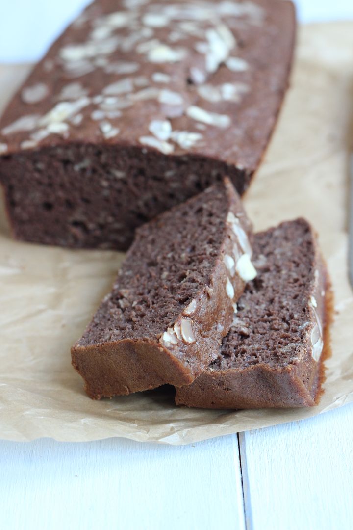 Gezond chocolade-bananenbrood